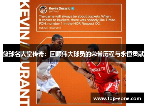 篮球名人堂传奇：回顾伟大球员的荣誉历程与永恒贡献