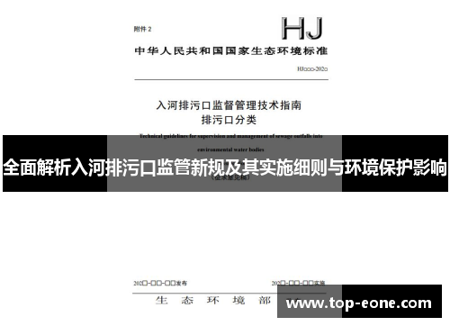 全面解析入河排污口监管新规及其实施细则与环境保护影响